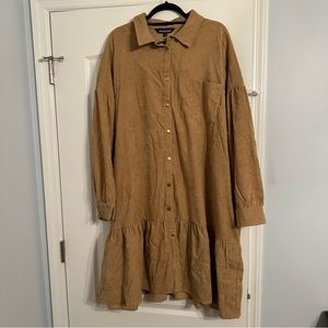 Davi & Dani corduroy lightweight dress! Size 3XL , NWOT